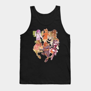 The Winx Club in Monster High Tank Top